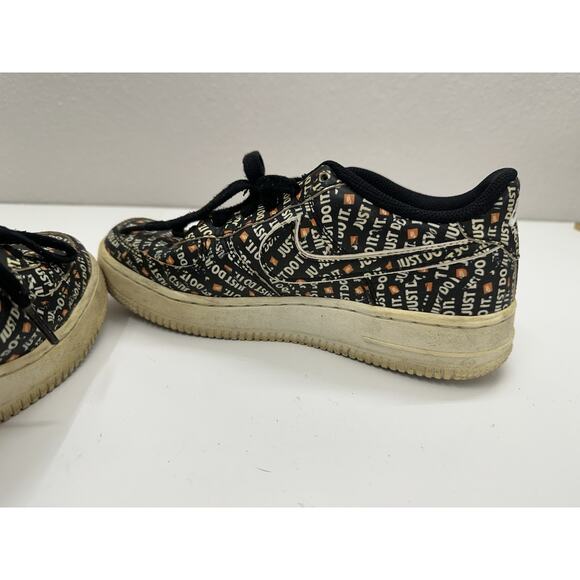 Nike Sneakers Kids Size 5.5Y Air Force 1 Low '07 LB8 Just Do It AO3977-001 - Picture 11 of 13